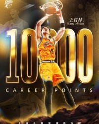 世界杯下注-王哲林CBA生涯总得分突破万分大关，成为历史第六位万分先生